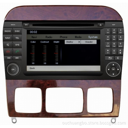 Ouchuangbo Auto Stereo Navi DVD Player for Mercedes Benz S W220 1998-2005 Car Multimedia